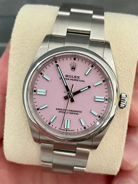 rolex oyster candy pink 36|rolex oyster 36.